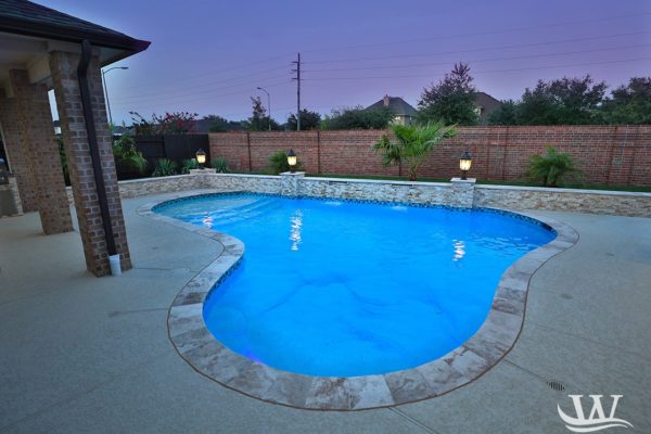 kidney pool custom built