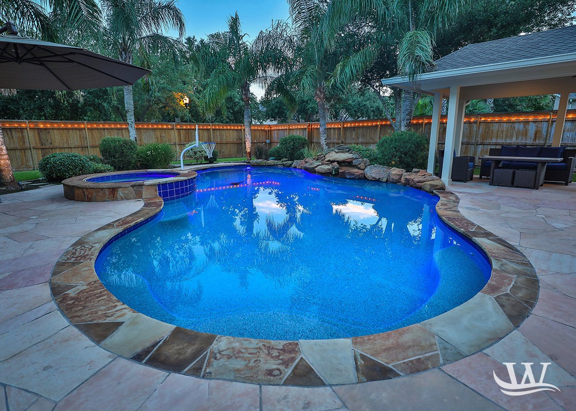 Custom Backyard Pool Designs Waterside Poolscapes