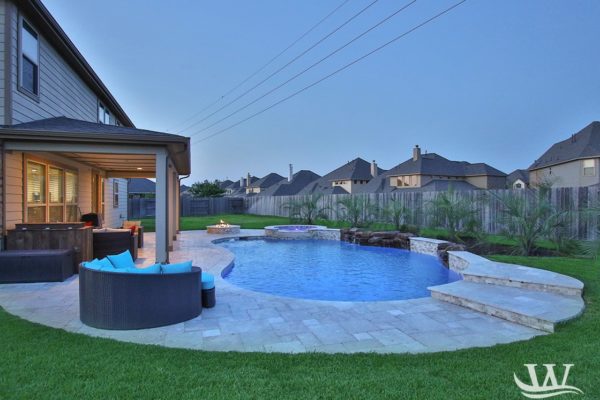 Houston backyard pool