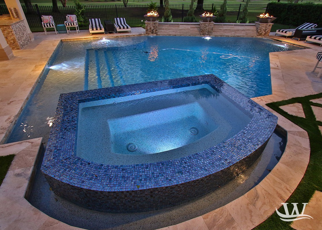 Custom Backyard Pool Designs Waterside Poolscapes