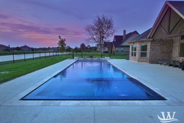 Custom swimming pool in Houston